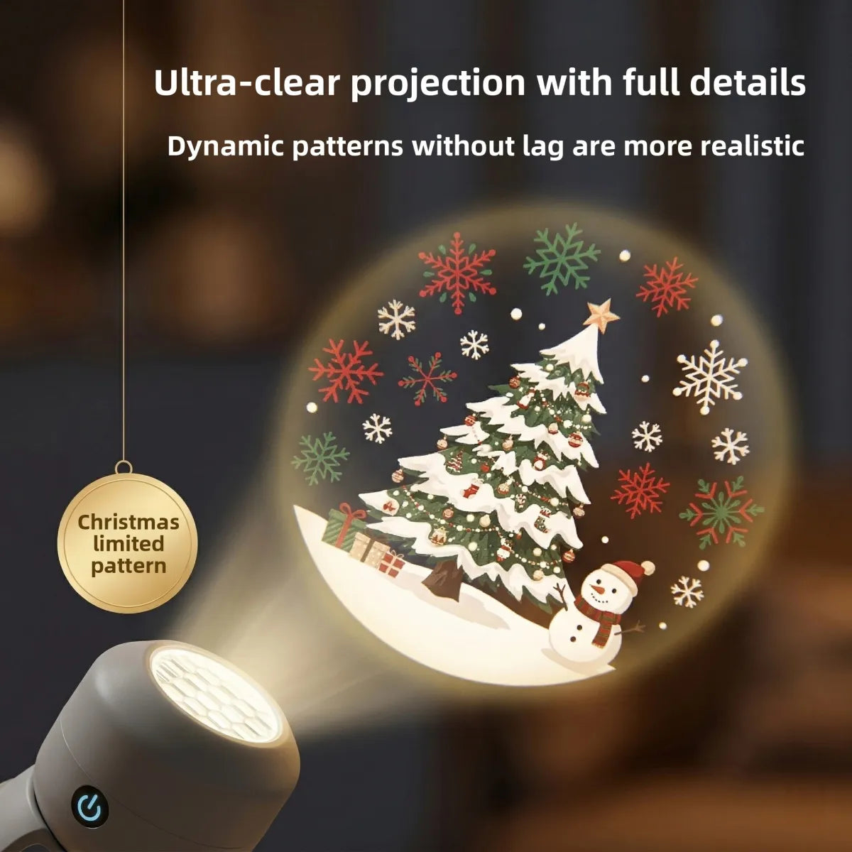 Perspectaa Rotating Starry Sky Projection Night Light "