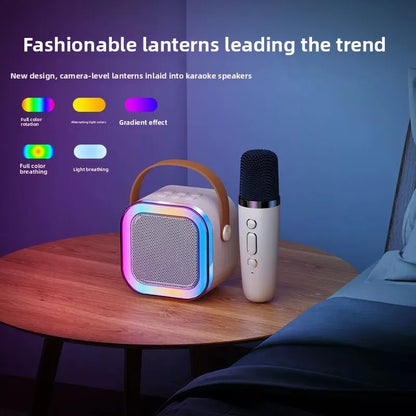 PerspectaaPortable Bluetooth Karaoke Speaker with Microphone
