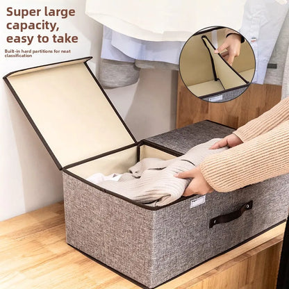Perspectaa Foldable Fabric Storage Box with Dividers
