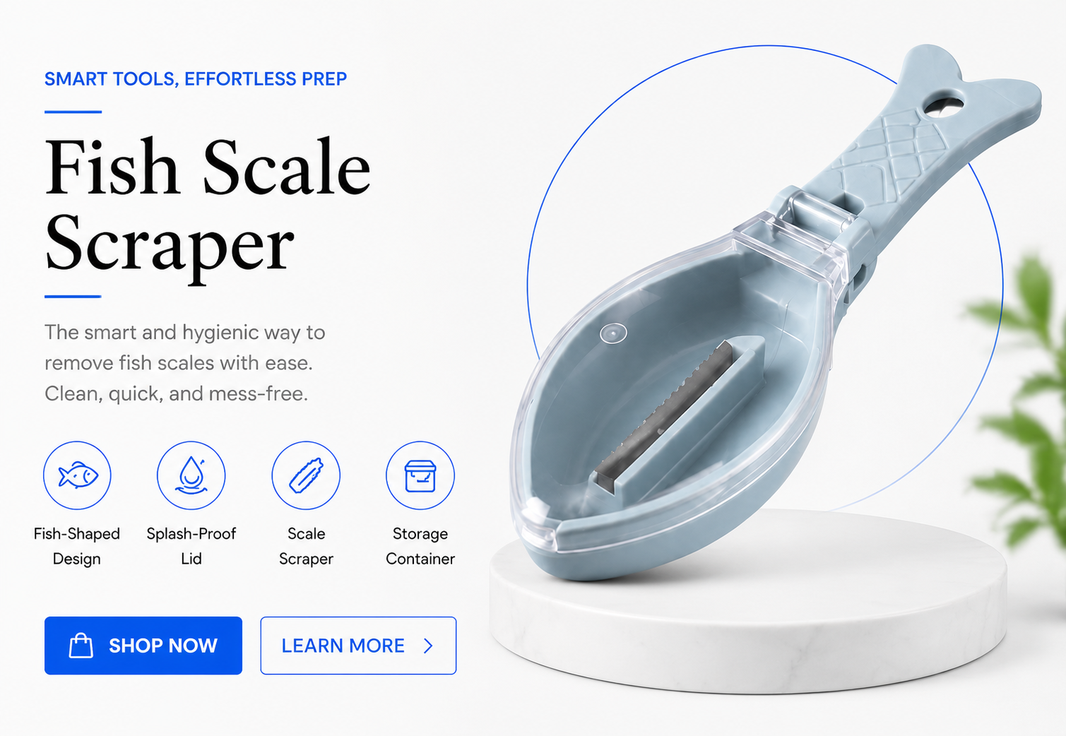 PerspectaaCreative Fish Shaped Scale Scraper - Landing Image 3