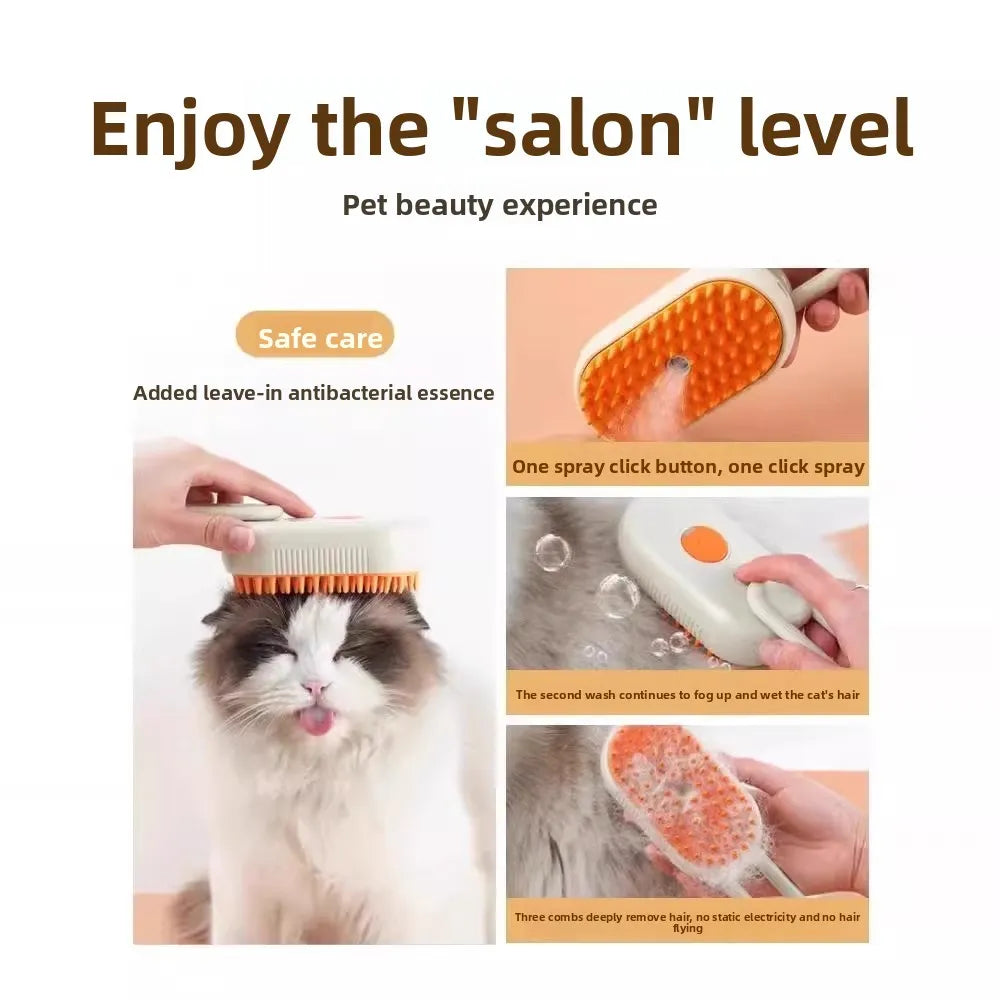 Perspectaa Pet Spray Massage Comb Cat Steam Comb Hair Comb