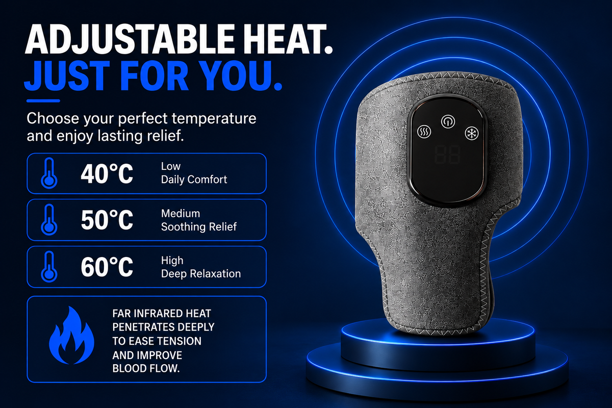 Perspectaa Electric Heating Ankle Protector with Vibration Massage and Graphene Technology - Landing Image 1