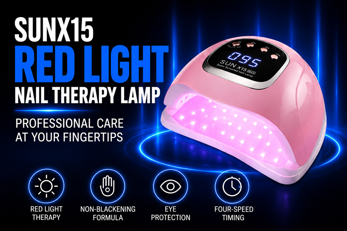 Perspectaa LED Nail Lamp with Red Light Technology - Landing Image 1