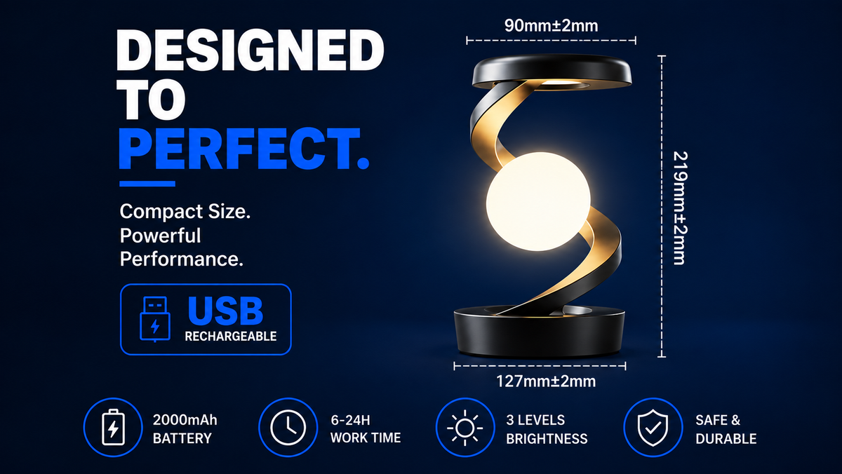 Perspectaa LED Desk Lamp - Landing Image 1
