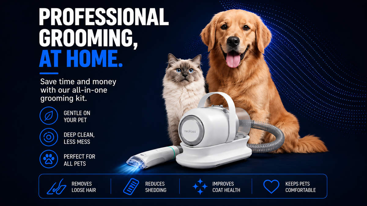 Perspectaa Neakasa P1 Pro Pet Grooming Clipper - Landing Image 1