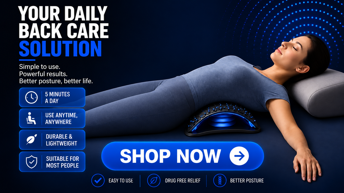 Perspectaa Inflatable Lumbar Reliever with Adjustable Air Bag Waist Support - Landing Image 3