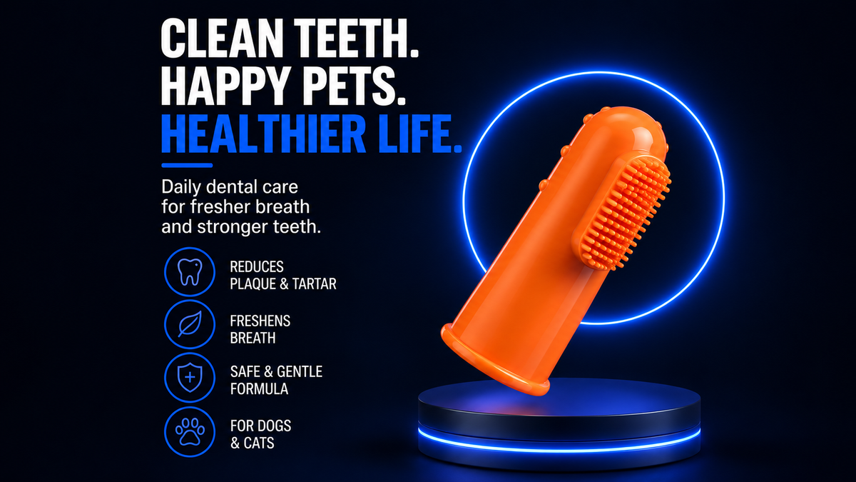 Perspectaa Pet Dental Care Toothpaste and Toothbrush Set - Landing Image 1