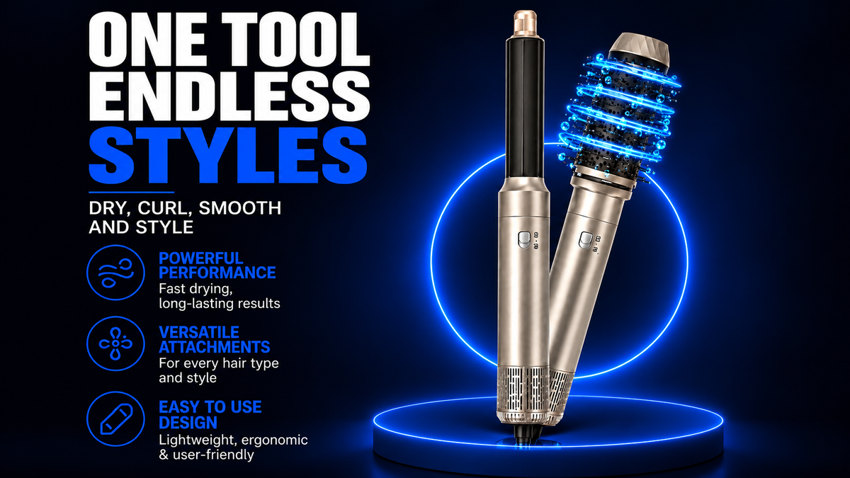 Perspectaa Professional Hair Dryer with Negative Ion Technology - Landing Image 2