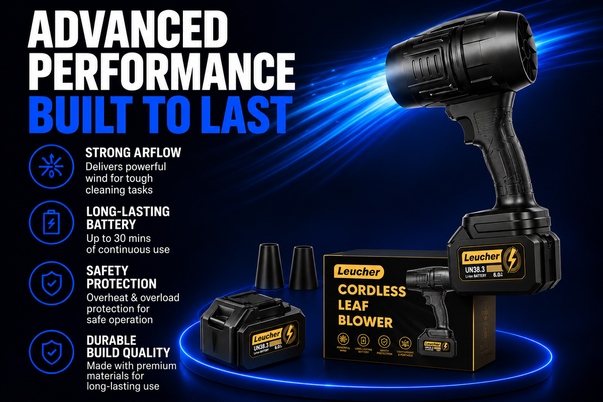 Perspectaa Grabora Cordless Turbo Jet Leaf Blower - Landing Image 2