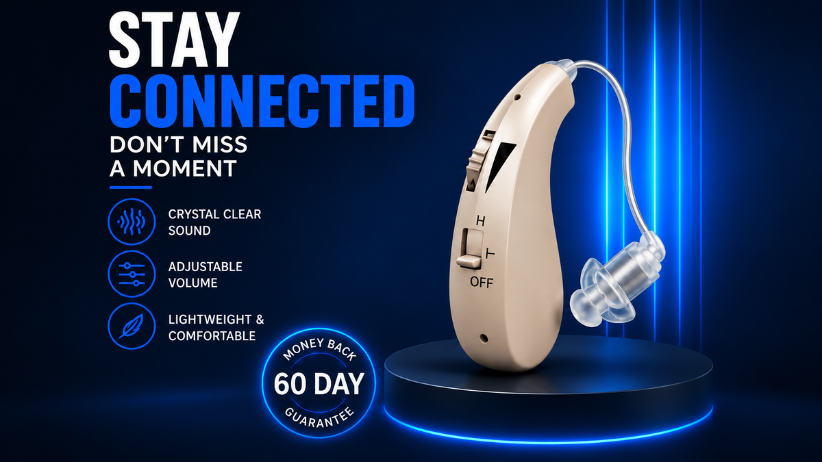 Perspectaa TruHear™ | Invisible Behind The Ears Hearing Aids - Landing Image 1