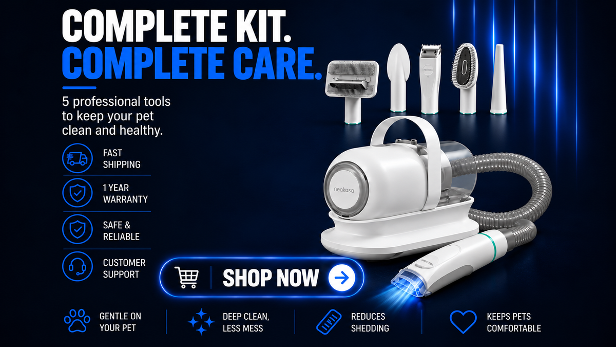 Perspectaa Neakasa P1 Pro Pet Grooming Clipper - Landing Image 2