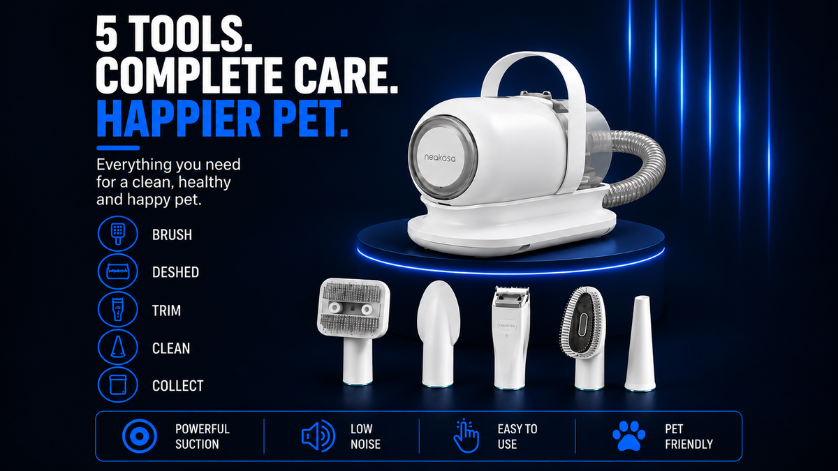 Perspectaa Neakasa P1 Pro Pet Grooming Clipper - Landing Image 3