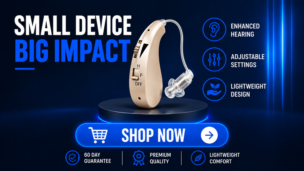 Perspectaa TruHear™ | Invisible Behind The Ears Hearing Aids - Landing Image 2