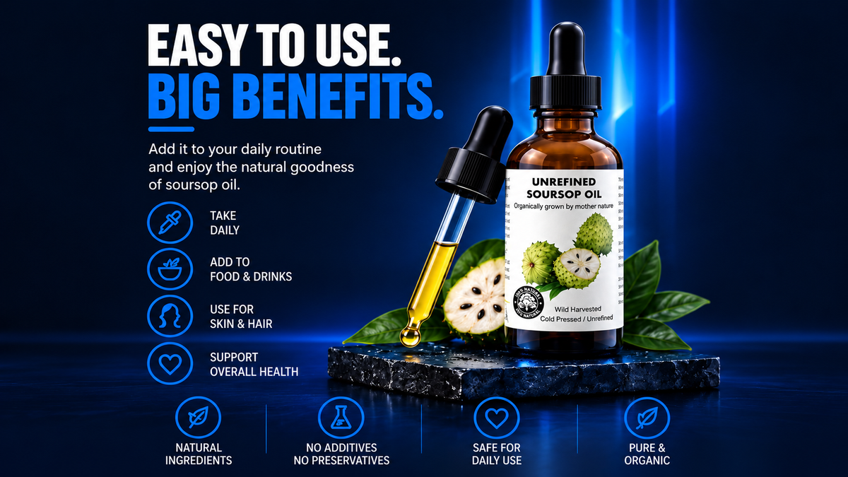 Perspectaa Best Nature's Cosmetics Organic Soursop Oil - Landing Image 4