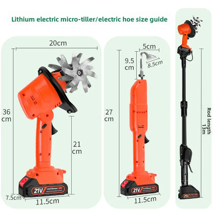 Perspectaa Handheld Electric Garden Tiller and Weeder