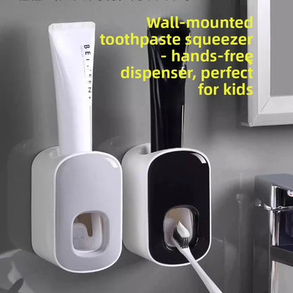 Perspectaa Wall-Mounted Toothpaste Dispenser and Storage Rack